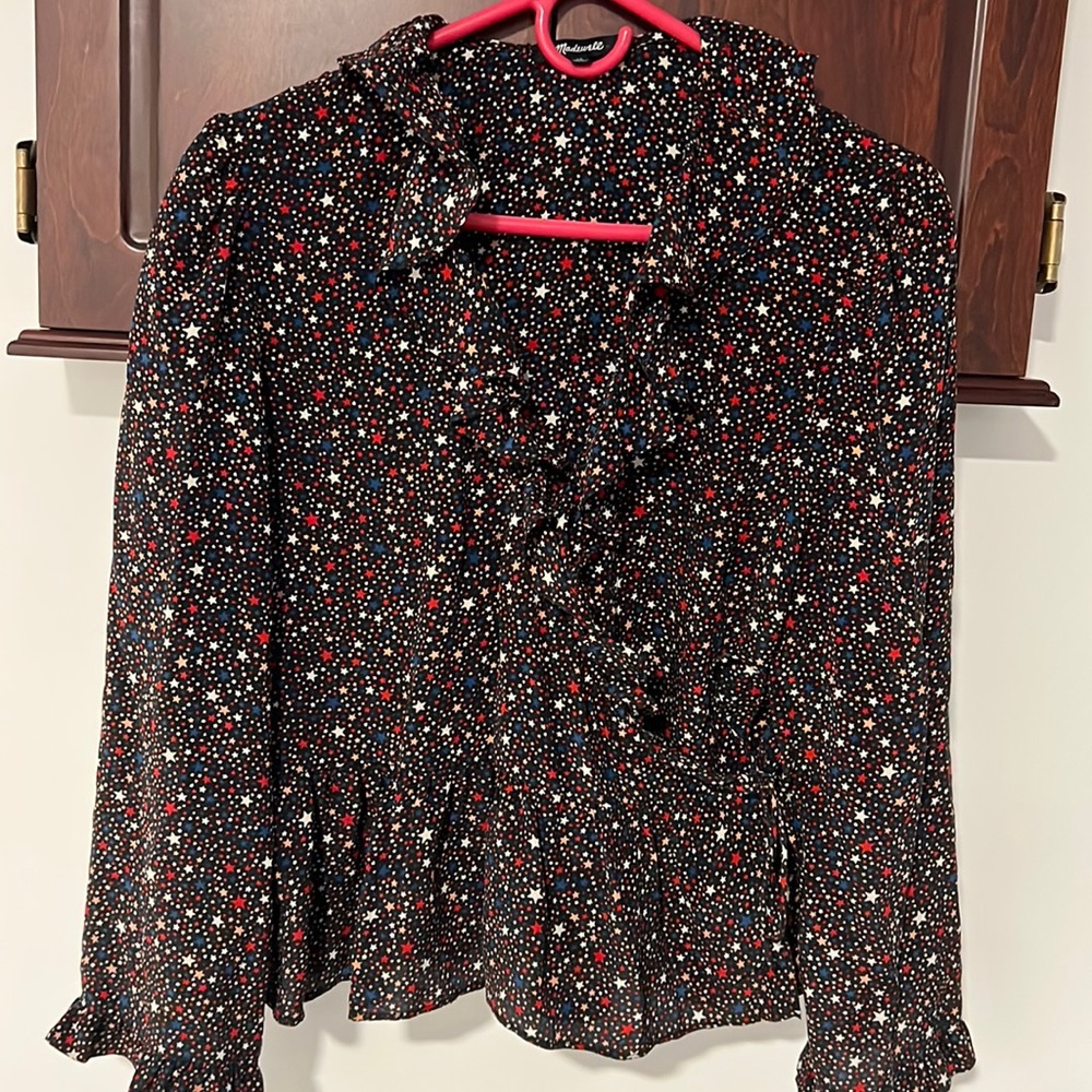 Women’s Madewell Long sleeved wrap shirt